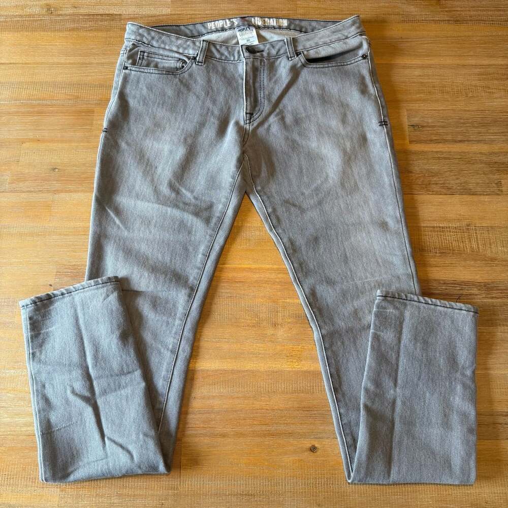 90’s style People's Liberation Jeans Size 30 Gray Denim Pants